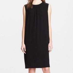Burberry London Black Sleeveless Crepe Dress